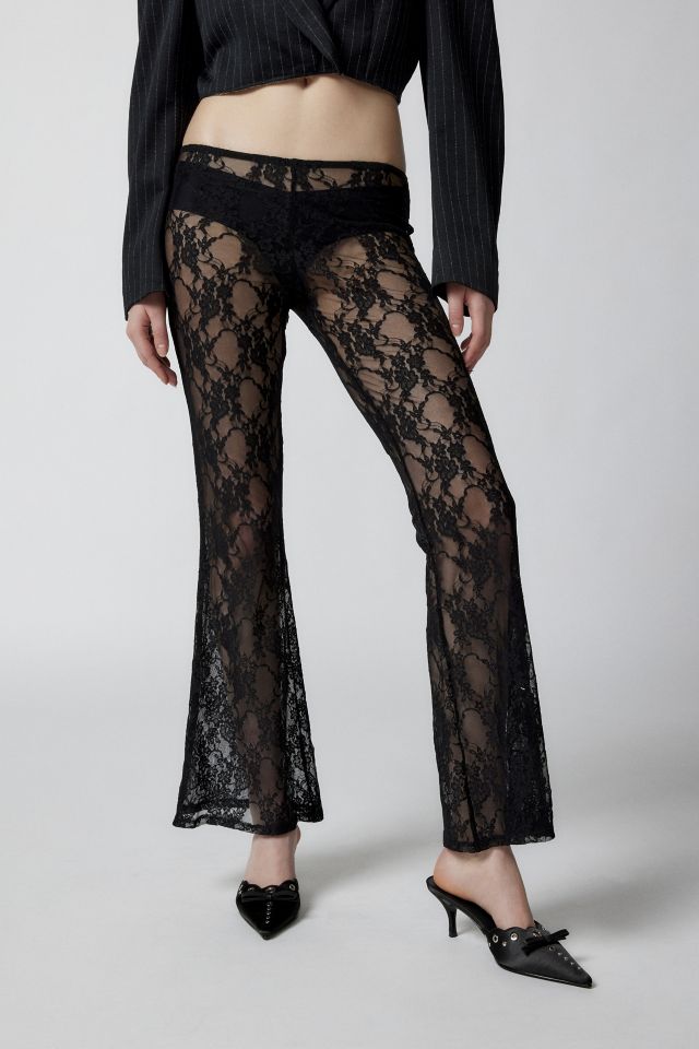 Out From Under Lace Flare Pant #2