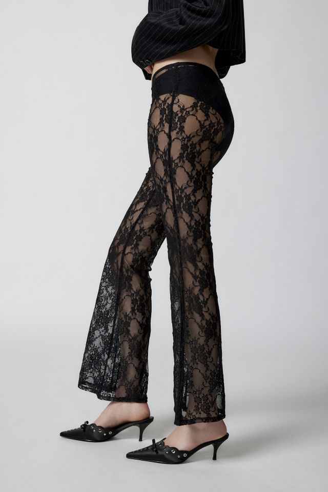 Out From Under Lace Flare Pant #3