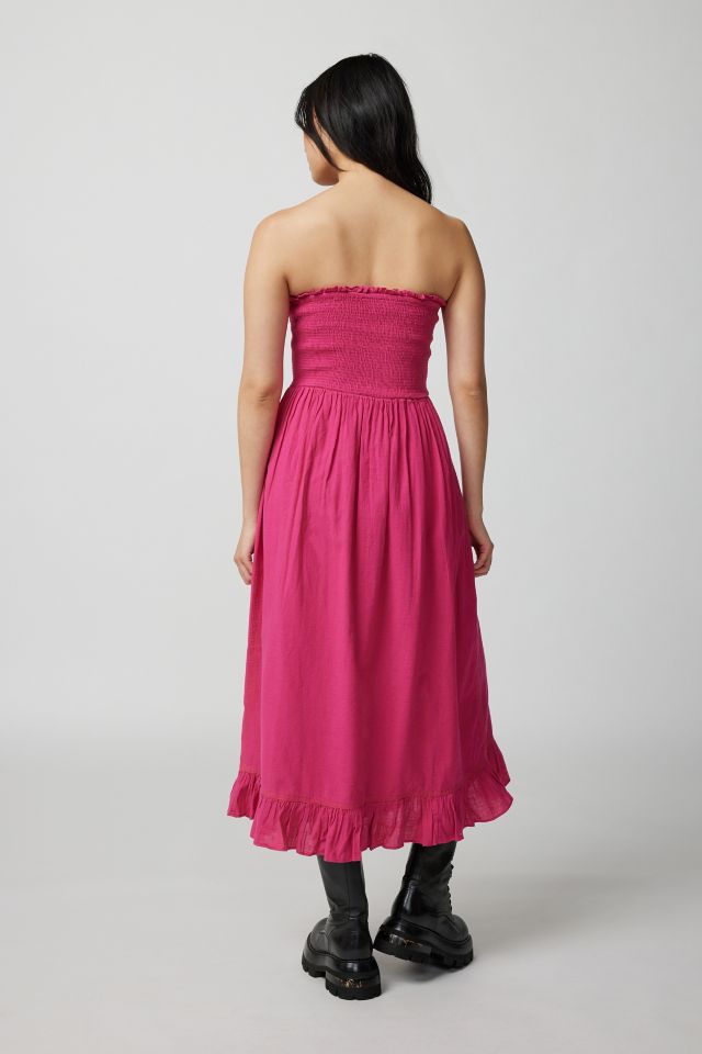 UO Penny Smocked Midi Dress #3