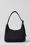 Baggu - Borsa a mezza luna media in nylon color cacao