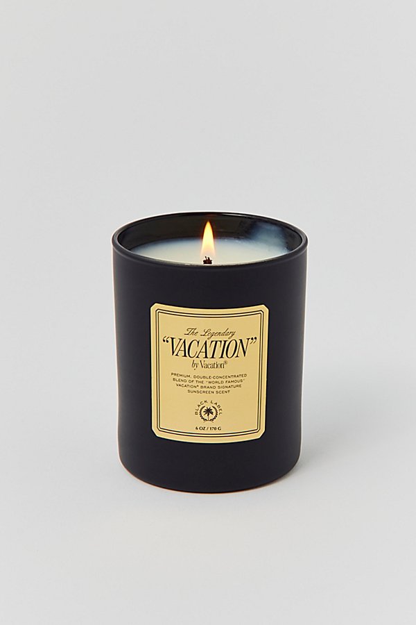 Vacation The Legendary "" Black Label Scented Candle In  At Urban Outfitter In Sunscreen