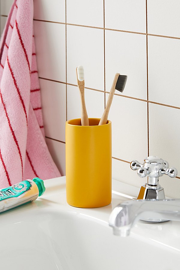 Urban Outfitters Jay Toothbrush Holder In Yellow At