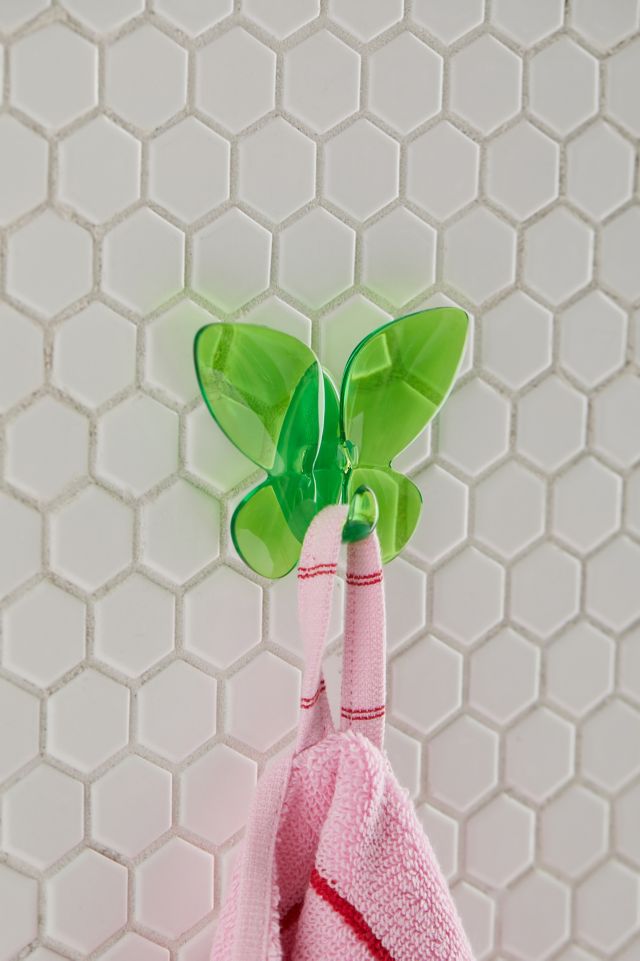 Crochet Adhésif de Bain Papillon #1