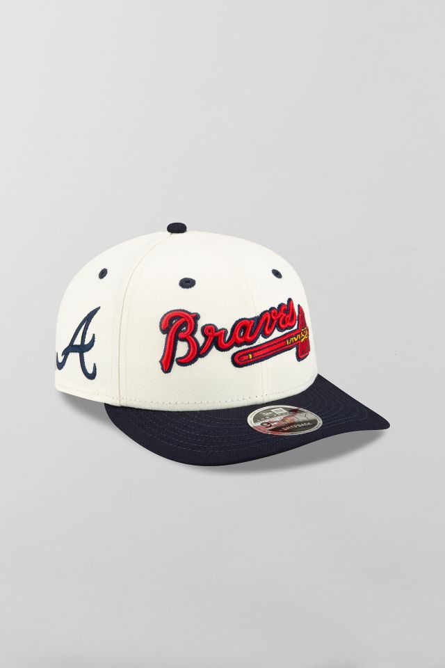 New Era FELT X Atlanta Braves Butterfly Fitted Hat