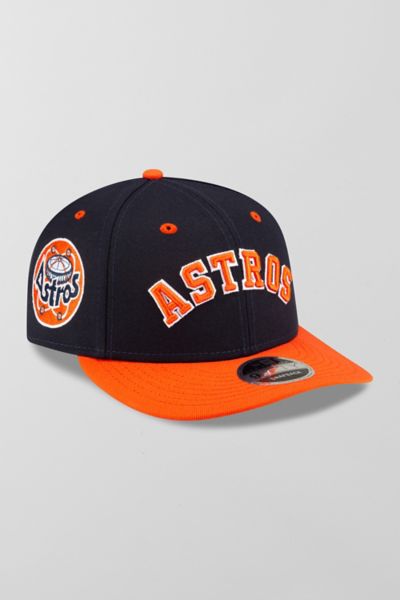 New Era Felt X Houston Astros Butterfly Fitted Hat In Navy, Men's At Urban Outfitters In Blue