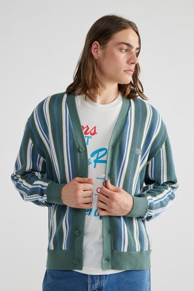 DICKIES GLADE SPRING CARDIGAN IN GREEN, MEN'S AT URBAN OUTFITTERS