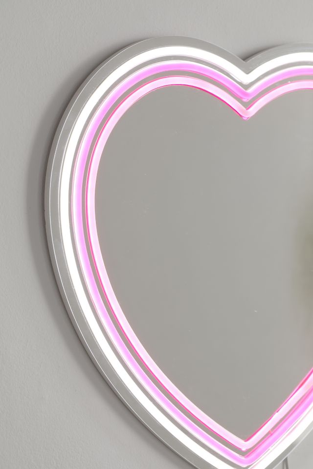 Heart LED Wall Mirror #3