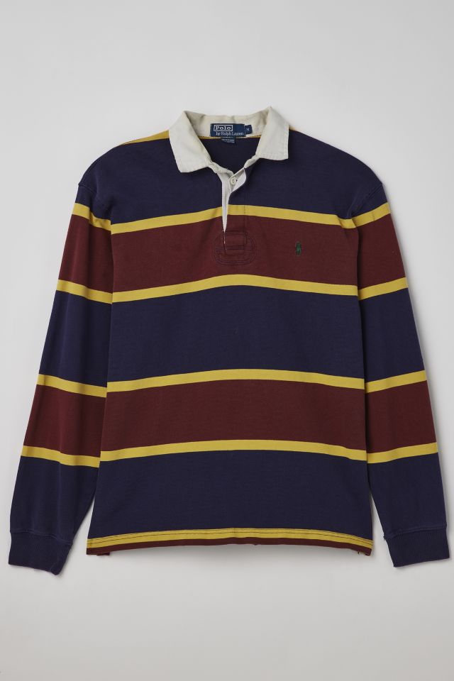 Vintage Ralph Lauren Polo Rugby Color Block Long Sleeve