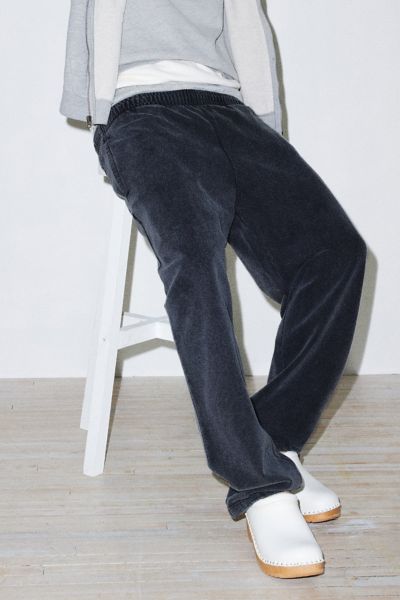 Bdg Bonfire Straight Leg Sweatpant In Washed Black, Men's At Urban Outfitters