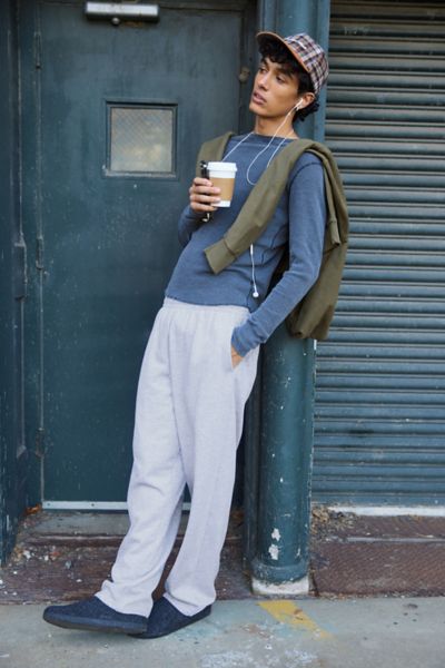Bdg Bonfire Solid Straight Leg Sweatpant In Dark Grey, Men's At Urban Outfitters
