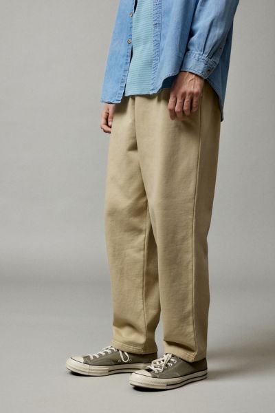 Shop Bdg Bonfire Straight Leg Lounge Sweatpant In Lime, Men's At Urban Outfitters