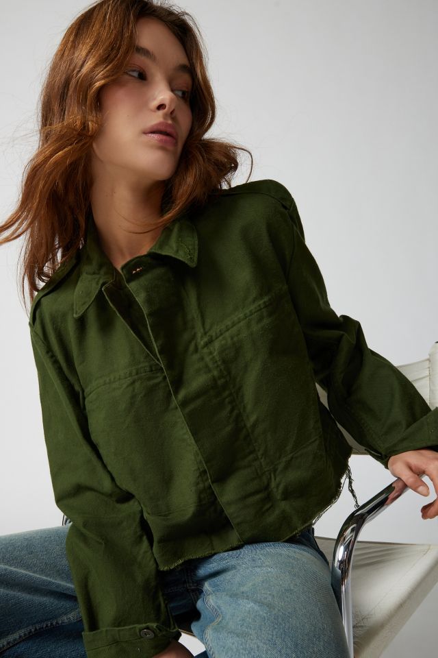 Urban Renewal Remade Cropped Swedish Utility Jacket | Urban Outfitters
