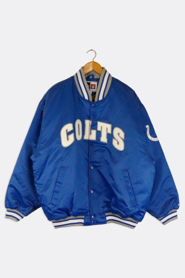 Vintage NFL Indianapolis Colts Button Up Varsity Jacket