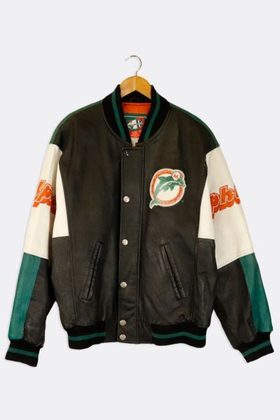 NFL, Jackets & Coats, Nfl Vintage Miami Dolphins Suede Varsity Jacket  Large