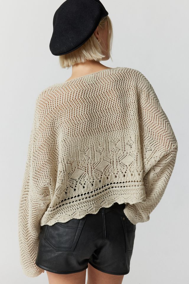 UO Pointelle Pullover Sweater #3