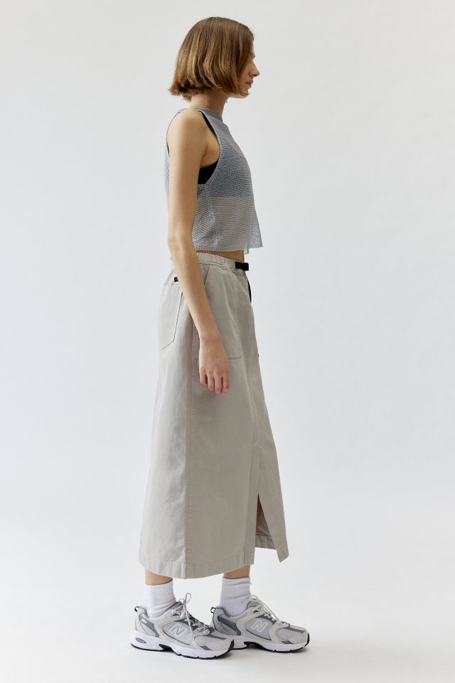 Gramicci Long Baker Belted Waist Tech Midi Skirt #4