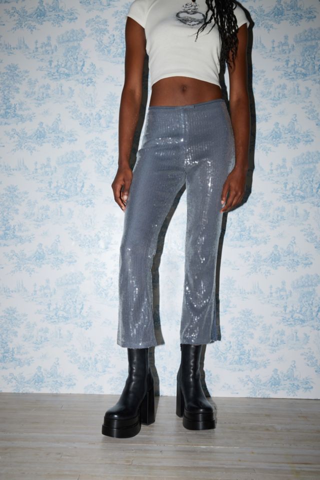 Kimchi Blue Lily Sequin Flare Pant #3