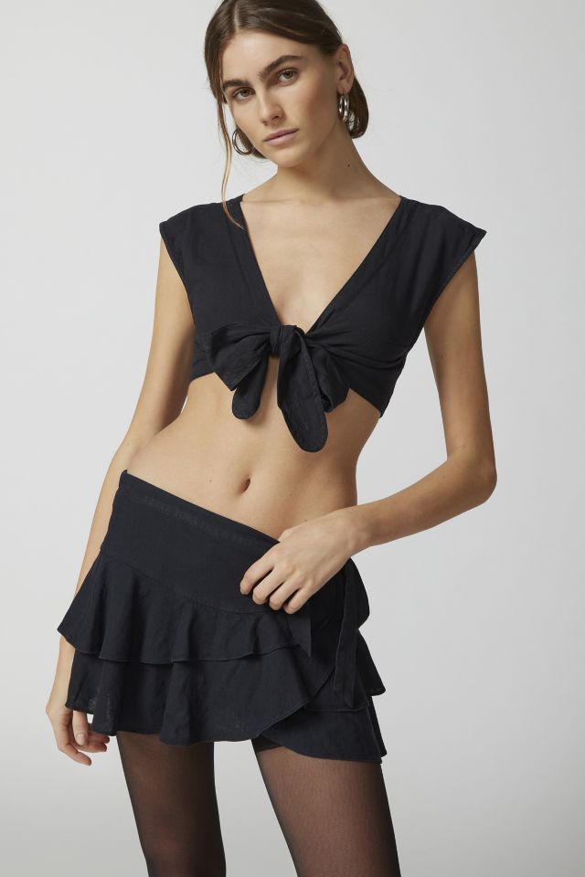 UO Tied Up Cropped Top #3