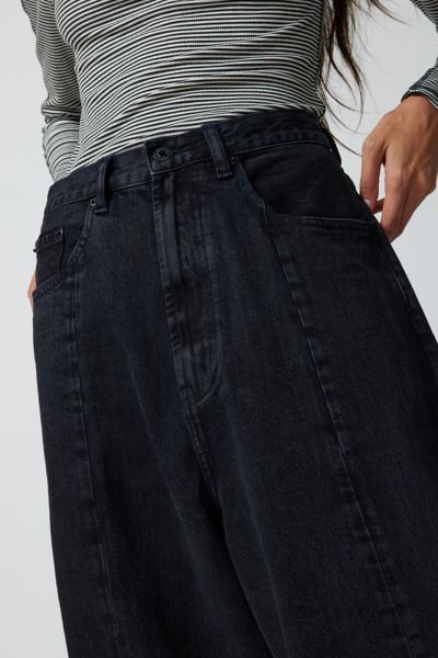 Neon Denim Leroy Wide-Leg Jean - Washed Black