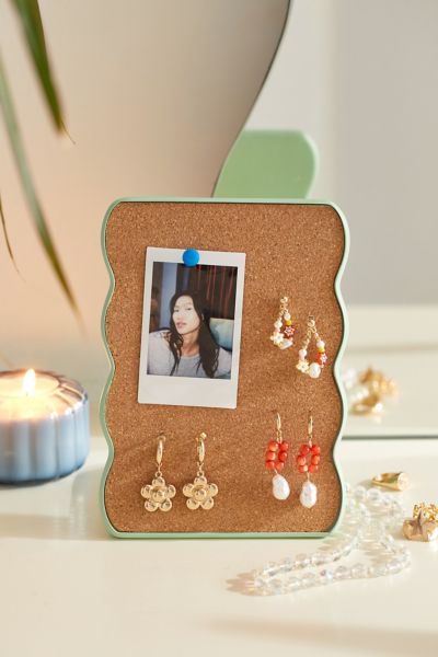 Shop Urban Outfitters Avery Earring Holder In Mint At