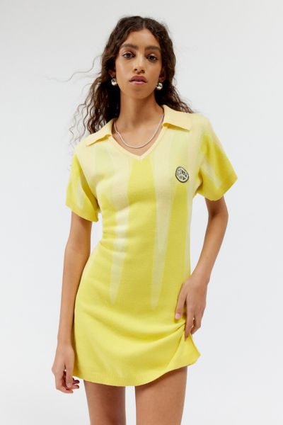 Shop Honor The Gift Polo Knit Dress In Yellow, Women's At Urban Outfitters