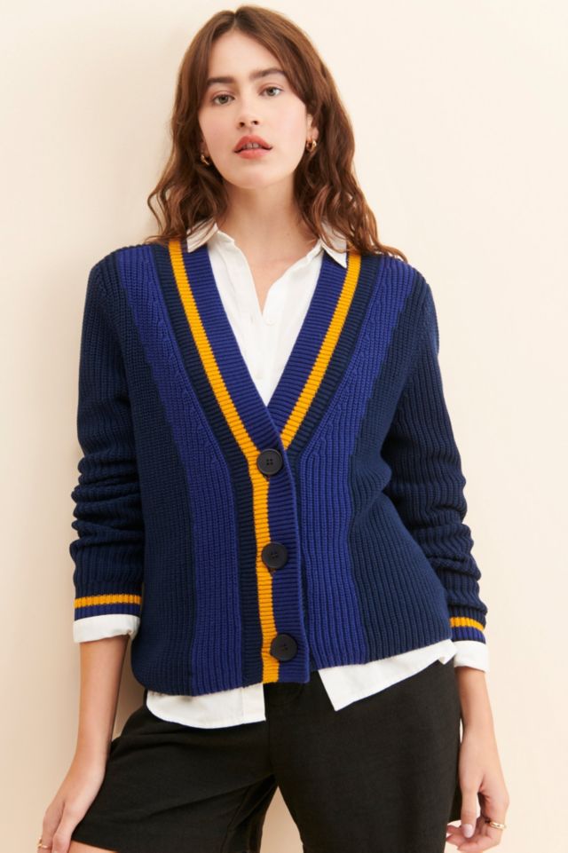 525 Varsity Knit Cardigan Urban Outfitters