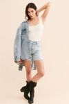 Hidden Jeans Dad Denim Shorts