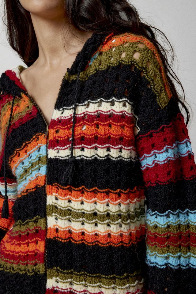 Cardigan à Capuchon en Crochet BDG Francis #3