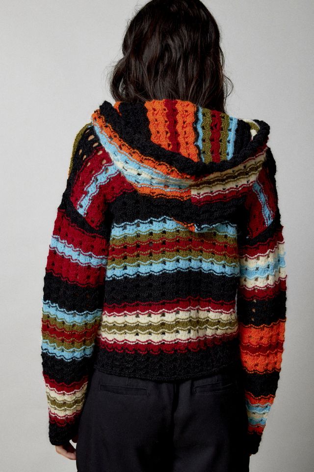 Cardigan à Capuchon en Crochet BDG Francis #4