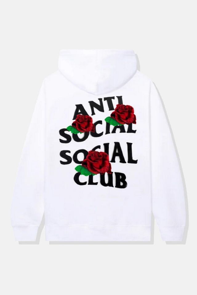 Anti social social club hotsell rose hoodie