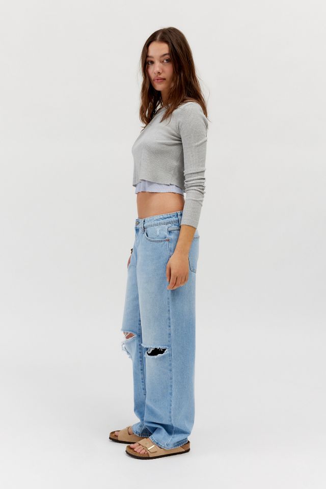 Abrand 99 Baggy Ripped Low-Rise Jean #2