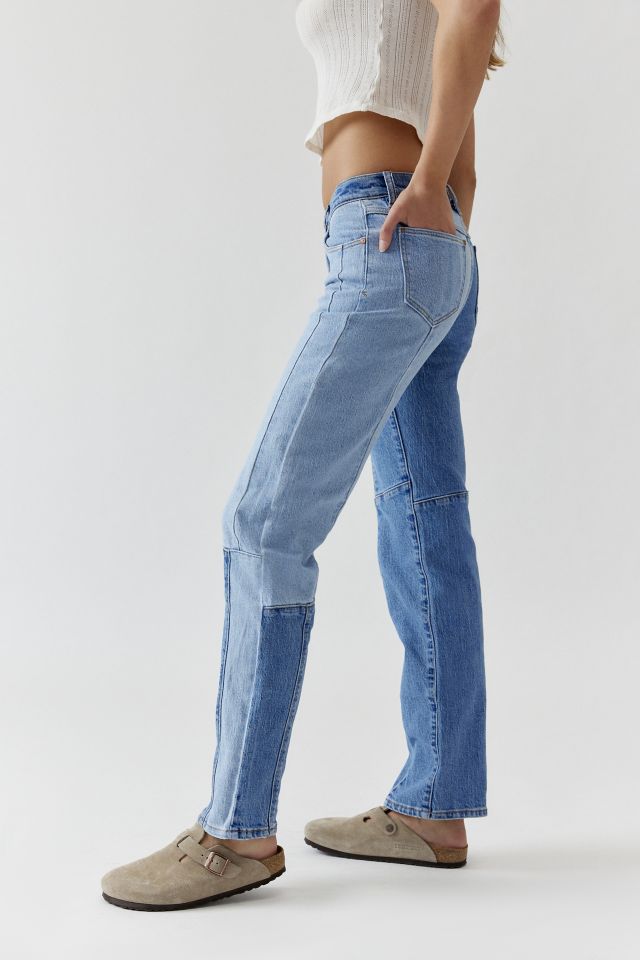 Abrand 99 Low Straight Patched Jean #2
