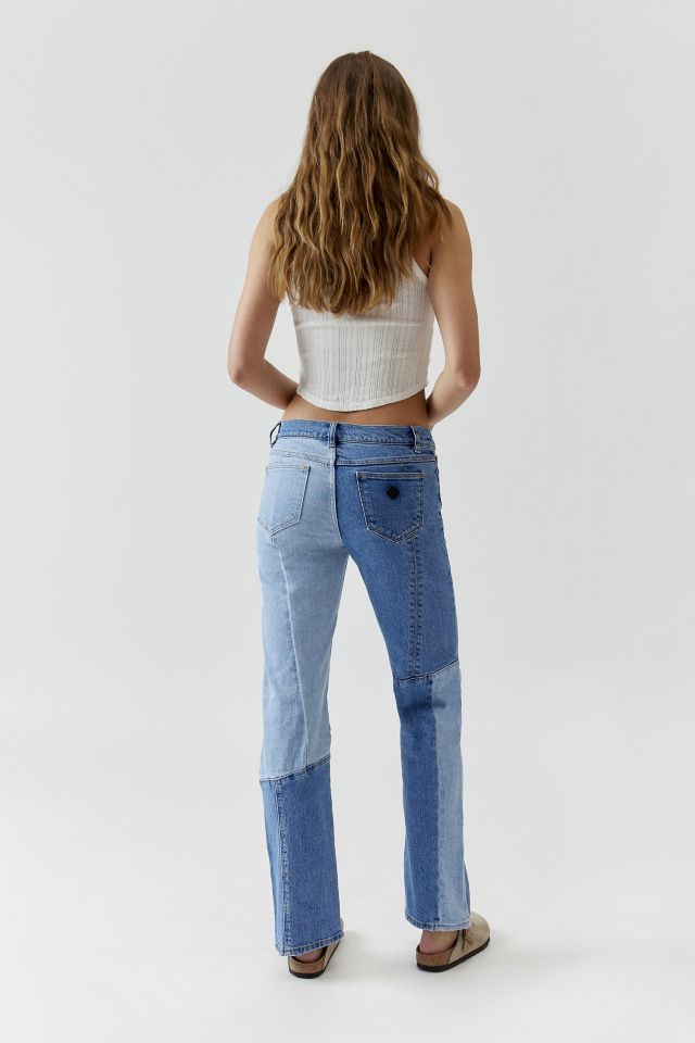 Abrand 99 Low Straight Patched Jean #3