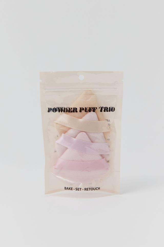 UO Powder Puff Makeup Applicator Trio Set Urban Outfitters
