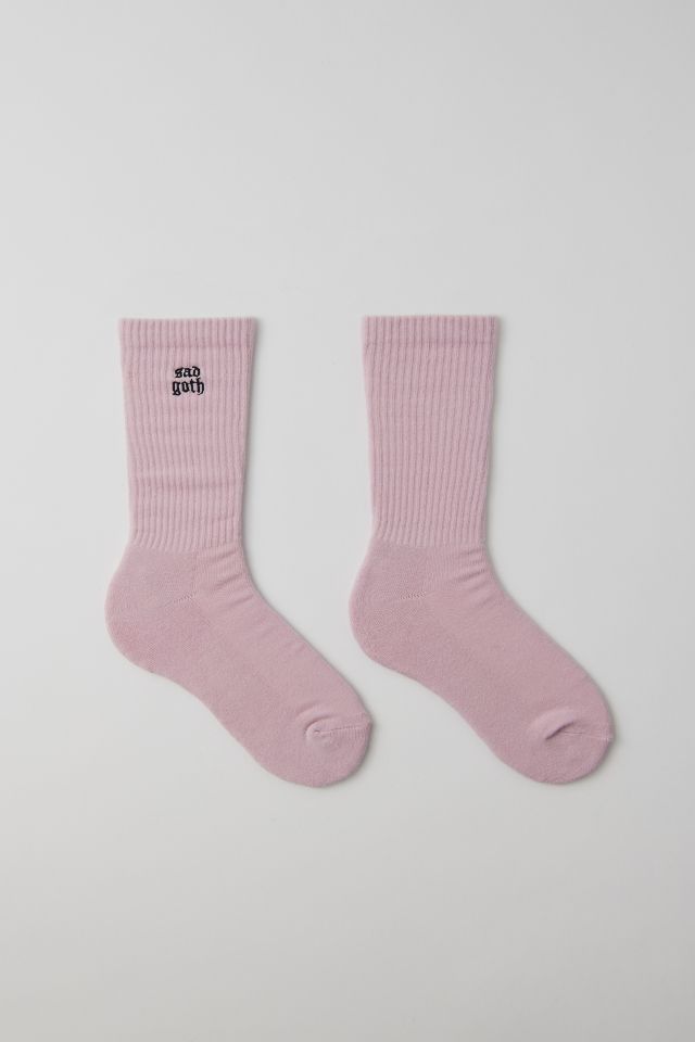 Sad Goth Crew Sock | Urban Outfitters