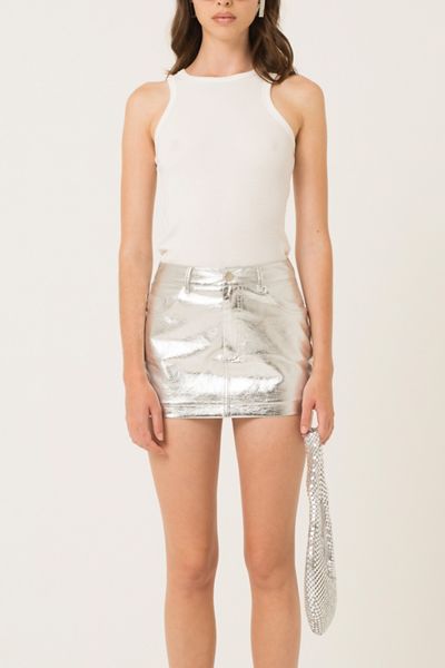 Amy Lynn Faux Leather Mini Skirt
