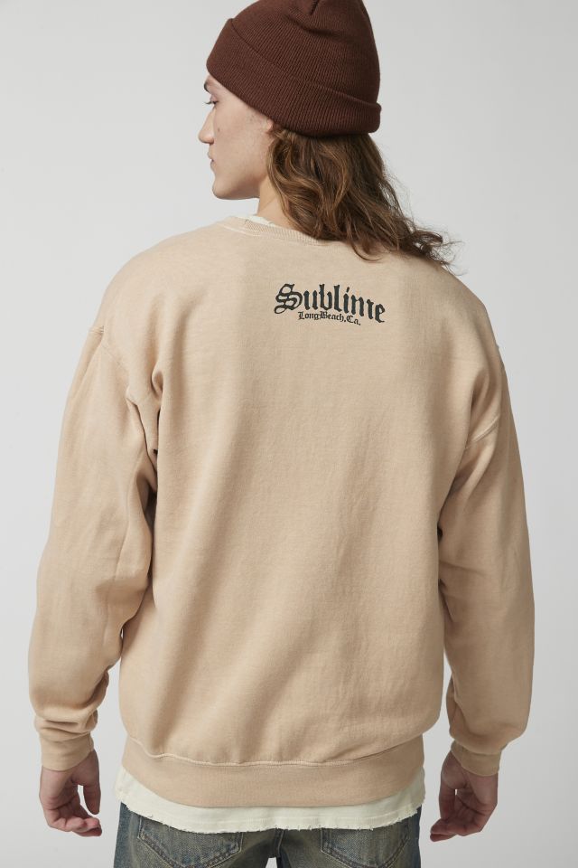 Sublime Skull Long Beach Crew Neck Sweatshirt #2