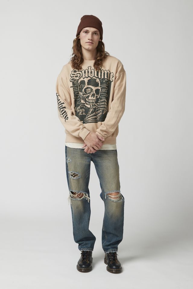 Sublime Sun Oversized Crew Neck Sweatshirt  Urban outfitters clothes,  Sweatshirts, Crew neck sweatshirt