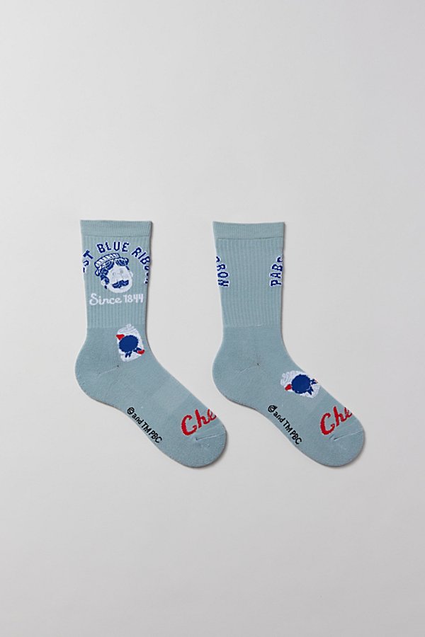Urban Outfitters Pabst Blue Ribbon Crew Sock In Blue, Men's At