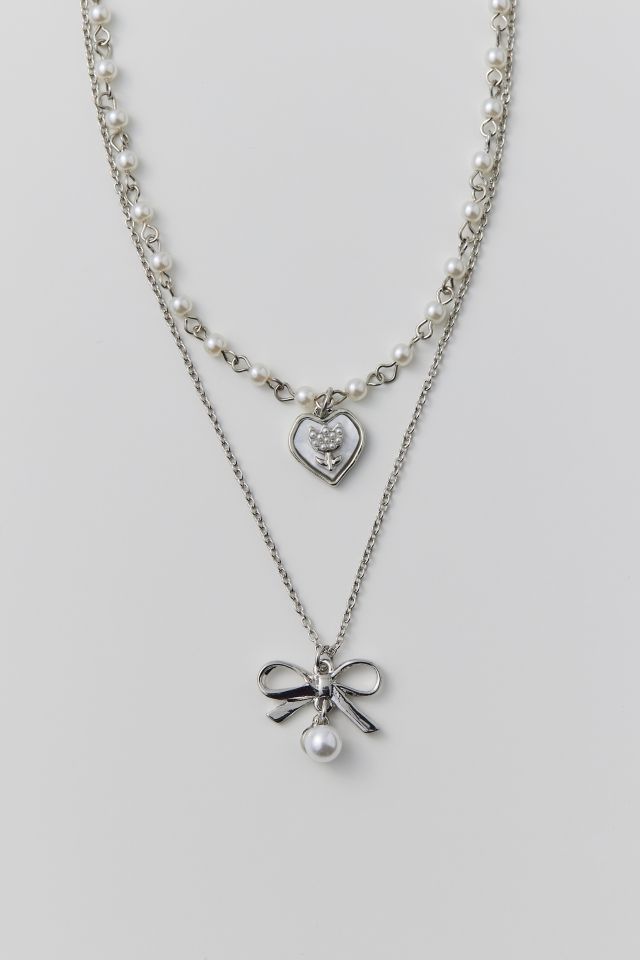 Margot Delicate Pearl Layering Necklace #3