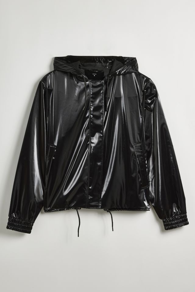 RAINS Cropped String Waterproof Rain Jacket Urban Outfitters Canada