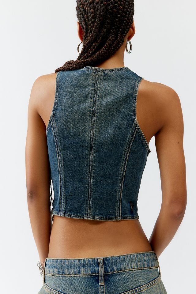 Abrand Zola Denim Vest #3