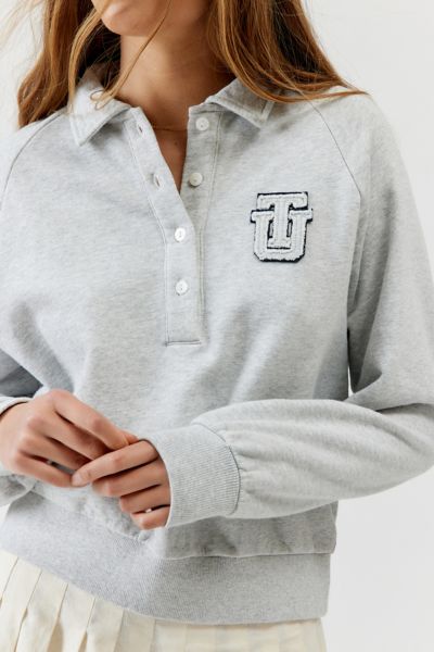 The Upside Soho Elle Varsity Polo Sweater