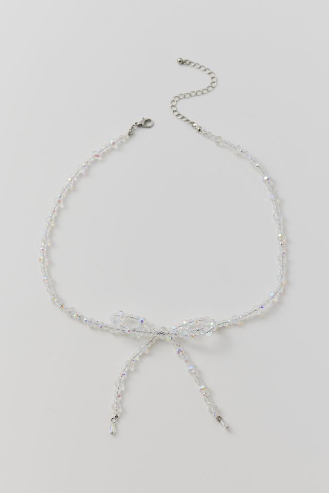 Collier avec nœud perlé #1