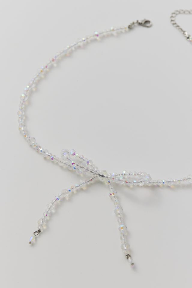 Collier avec nœud perlé #2