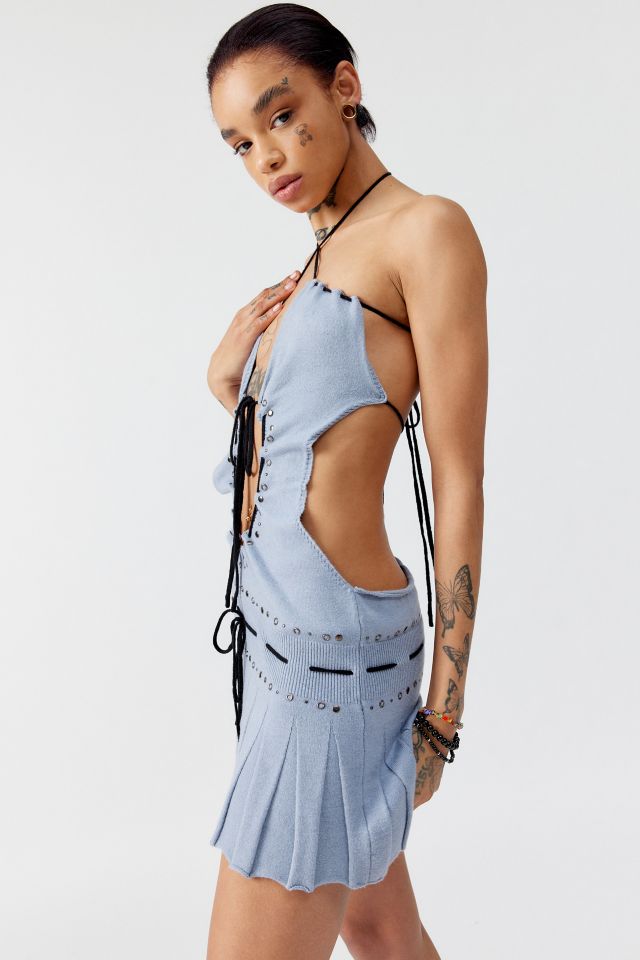 【大人気★】Jaded London ダンダラビーズニットミニドレス Women's Dresses | Mini, Midi, Maxi Y2K Dresses – 「