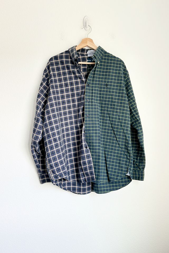 Reworked deals plaid top