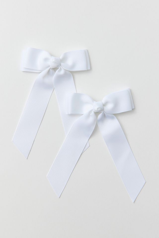 Mini Grosgrain Ribbon Hair Bow Clip Set #2