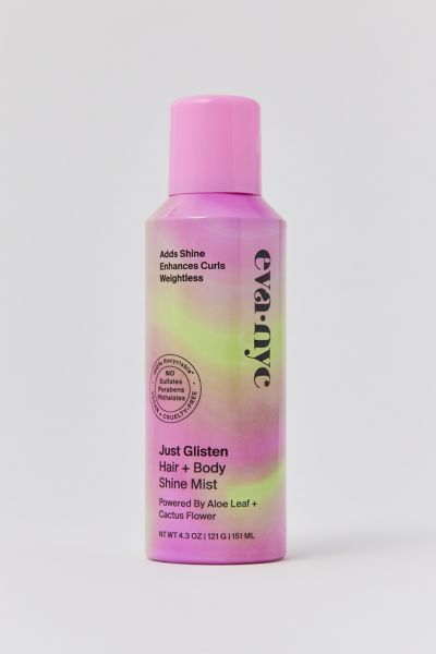 Eva Nyc Just Glisten Hair & Body Shine Mist In Green At Urban Outfitters