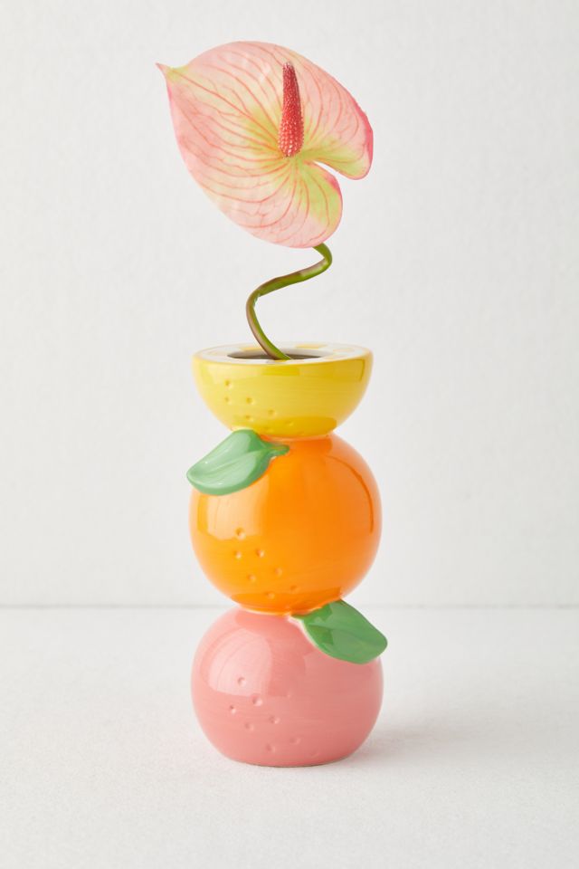 Urban Outfitters, Accents, Bando Vintage 7s Style Orange Juice Carton Vase